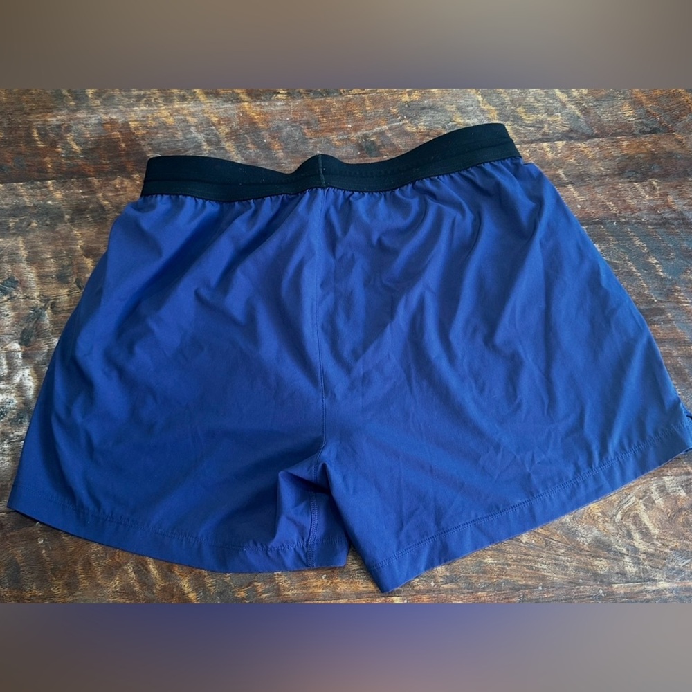 RHONE Men's Navy Blue shorts with Black Waistband XL